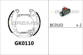 BREMS GK0110 - KIT PREM. GANASCE - FAST SHOES KIT