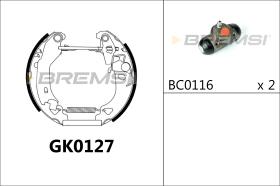 BREMS GK0127 - KIT PREM. GANASCE - FAST SHOES KIT