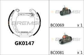 BREMS GK0147 - KIT PREM. GANASCE - FAST SHOES KIT