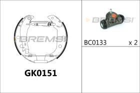 BREMS GK0151 - KIT PREM. GANASCE - FAST SHOES KIT