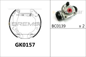 BREMS GK0157 - KIT PREM. GANASCE - FAST SHOES KIT