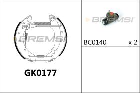 BREMS GK0177 - KIT PREM. GANASCE - FAST SHOES KIT