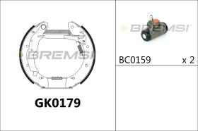 BREMS GK0179 - KIT PREM. GANASCE - FAST SHOES KIT