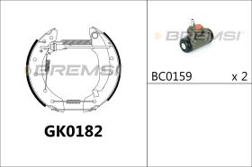 BREMS GK0182 - KIT PREM. GANASCE - FAST SHOES KIT