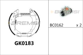 BREMS GK0183 - KIT PREM. GANASCE - FAST SHOES KIT