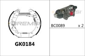 BREMS GK0184 - KIT PREM. GANASCE - FAST SHOES KIT