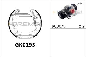 BREMS GK0193 - KIT PREM. GANASCE - FAST SHOES KIT