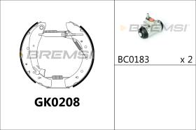 BREMS GK0208 - KIT PREM. GANASCE - FAST SHOES KIT