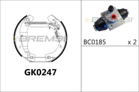 BREMS GK0247 - KIT PREM. GANASCE - FAST SHOES KIT