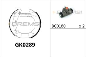 BREMS GK0289 - KIT PREM. GANASCE - FAST SHOES KIT