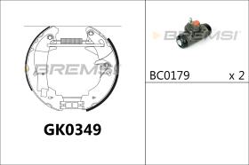 BREMS GK0349 - KIT PREM. GANASCE - FAST SHOES KIT