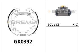 BREMS GK0392 - KIT PREM. GANASCE - FAST SHOES KIT