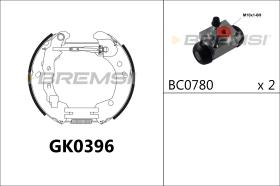 BREMS GK0396 - KIT PREM. GANASCE - FAST SHOES KIT