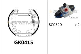 BREMS GK0415 - KIT PREM. GANASCE - FAST SHOES KIT