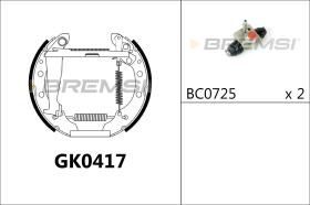 BREMS GK0417 - KIT PREM. GANASCE - FAST SHOES KIT