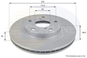 COMLI ADC01100V - COATED BRAKE DISC