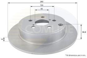 COMLI ADC01111 - COATED BRAKE DISC