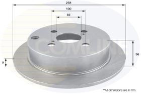 COMLI ADC01115 - COATED BRAKE DISC