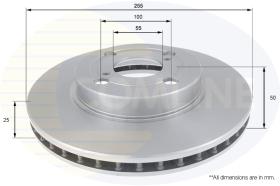 COMLI ADC01117V - COATED BRAKE DISC