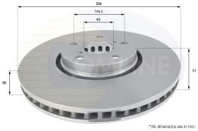 COMLI ADC01124V - BRAKE DISC