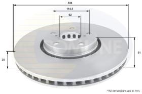 COMLI ADC01125V - BRAKE DISC