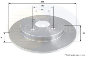 COMLI ADC01127 - COATED BRAKE DISC