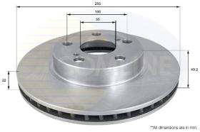 COMLI ADC01154V - COATED BRAKE DISC