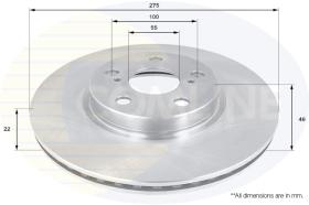 COMLI ADC01155V - BRAKE DISC