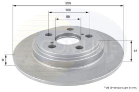 COMLI ADC01156 - BRAKE DISC