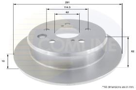 COMLI ADC01157 - COATED BRAKE DISC