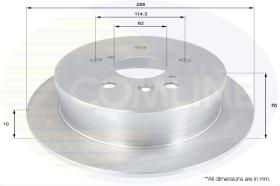 COMLI ADC01159 - BRAKE DISC