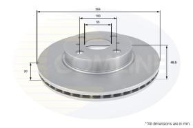 COMLI ADC01164V - COATED BRAKE DISC