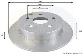 COMLI ADC01168 - COATED BRAKE DISC