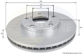 COMLI ADC0145V - BRAKE DISC - SUPERSEDES ADC01143V