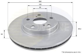 COMLI ADC0171V - COATED BRAKE DISC