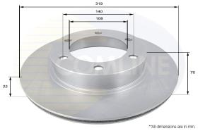 COMLI ADC0184V - BRAKE DISC