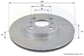 COMLI ADC0194V - COATED BRAKE DISC