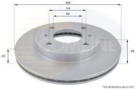 COMLI ADC0219V - COATED BRAKE DISC