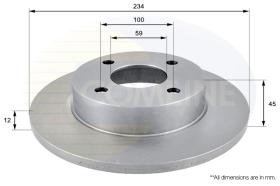 COMLI ADC0227 - COATED BRAKE DISC