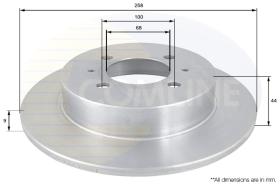 COMLI ADC0235 - BRAKE DISC