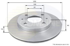 COMLI ADC0241V - BRAKE DISC