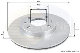 COMLI ADC0242V - BRAKE DISC