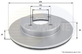 COMLI ADC0262V - BRAKE DISC