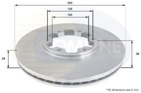 COMLI ADC0267V - COATED BRAKE DISC