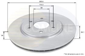 COMLI ADC0270V - COATED BRAKE DISC