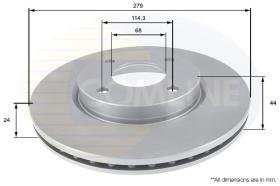 COMLI ADC0284V - BRAKE DISC