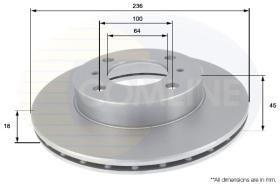 COMLI ADC0328V - BRAKE DISC