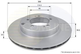 COMLI ADC0358V - BRAKE DISC