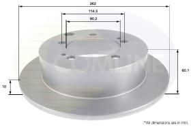 COMLI ADC0371 - BRAKE DISC