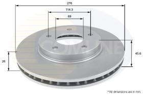 COMLI ADC0381V - BRAKE DISC